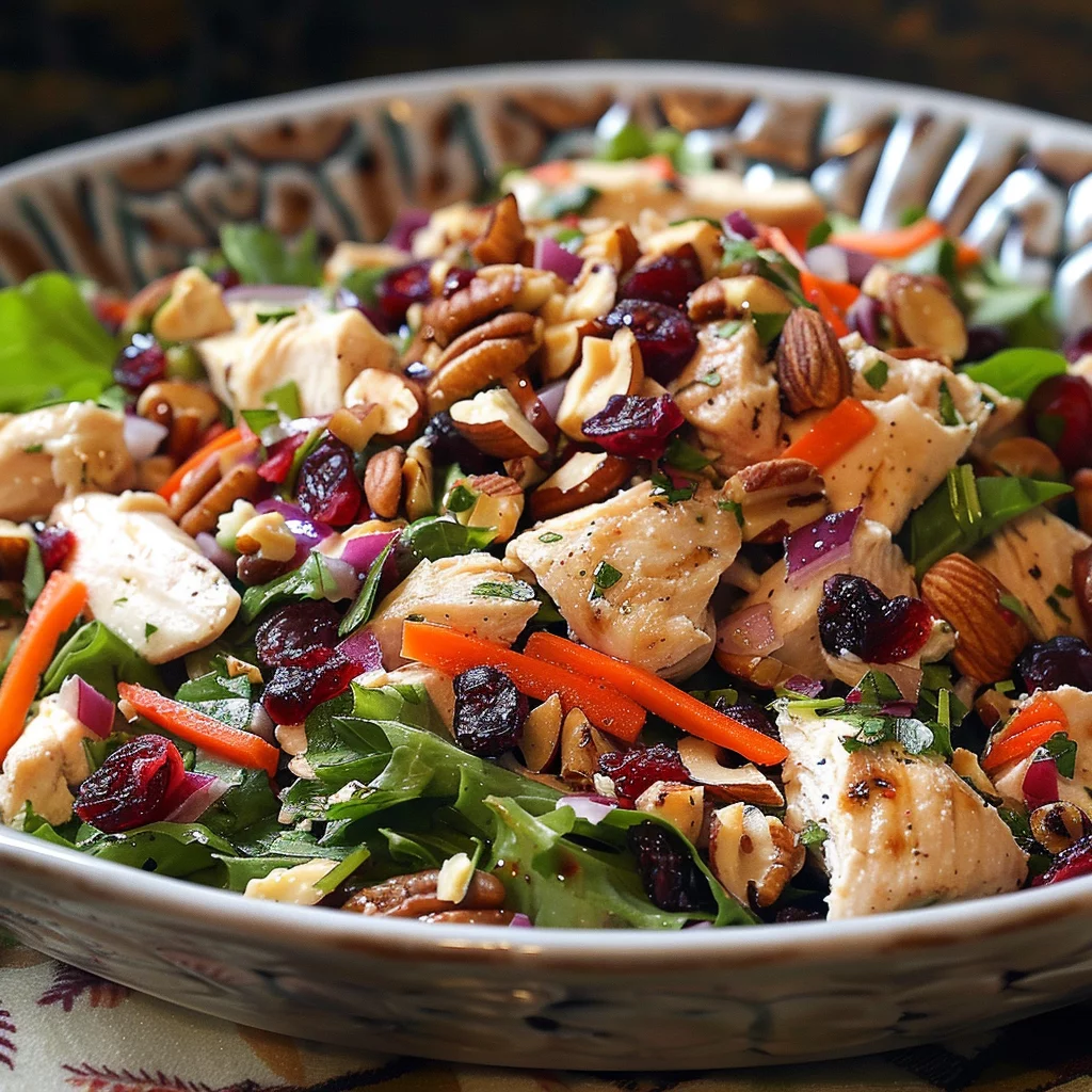 Ensalada de Pollo Arándanos y Nueces