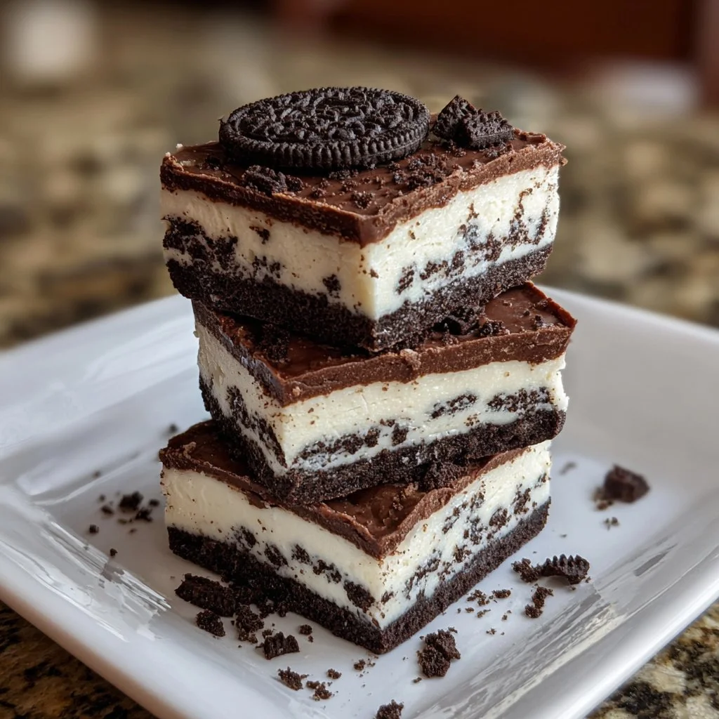 Receta fácil de fudge de Oreo con tres ingredientes simples