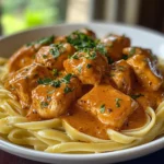Mantequilla de Pollo Cowboy Irresistiblemente Fácil con Linguini