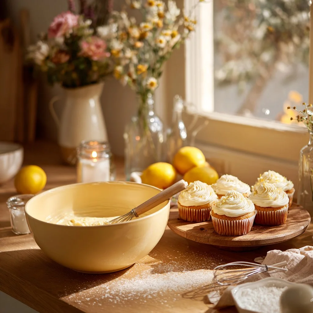 Muffins de Limón esponjosos y deliciosos, ideales para el desayuno o merienda.