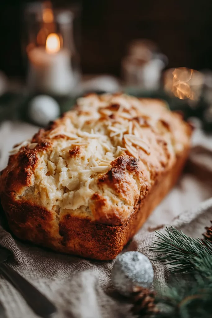 Pan Navideño de Yogur Cero Carbohidratos Con Toque de Vainilla y Almendra