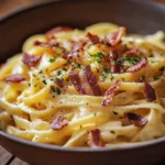Pasta Carbonara con Bacon