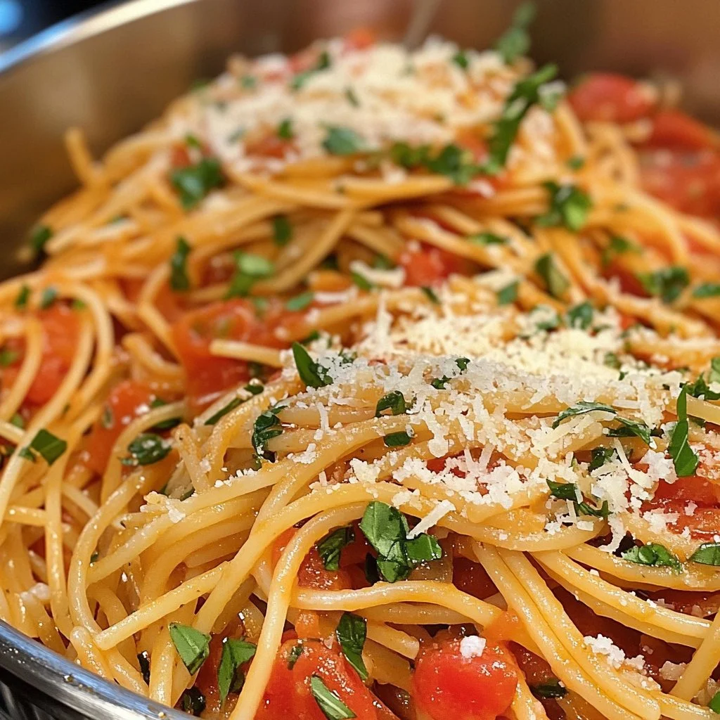 Receta de pasta en una sola olla, rápida y deliciosa para disfrutar en casa.