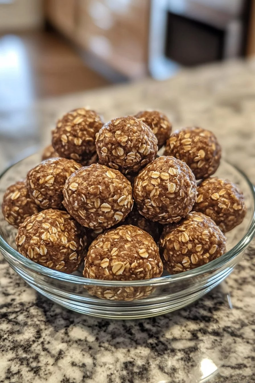 Receta de Bolitas Energéticas de Avena y Mantequilla de Maní