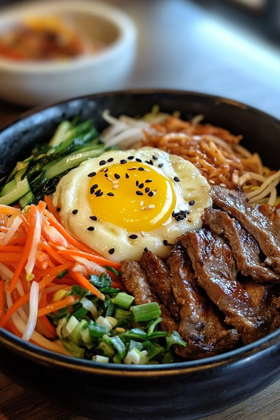 Bibimbap Fácil (Tazón de Arroz Mezclado Coreano)