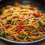 Receta Sencilla de Fideos Salteados
