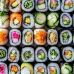 Recetas de Sushi Fáciles de Hacer Sin Mariscos