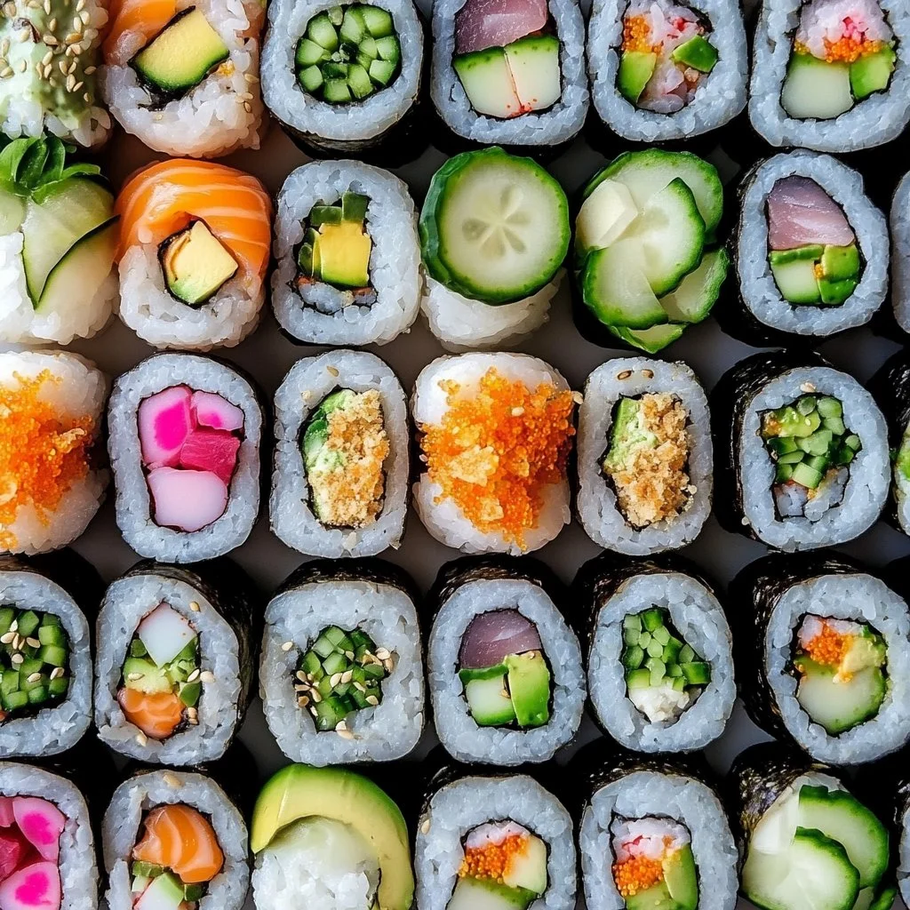 Recetas de sushi fáciles sin mariscos y vegetarianas