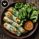 Rollos de verano vietnamitas con pollo