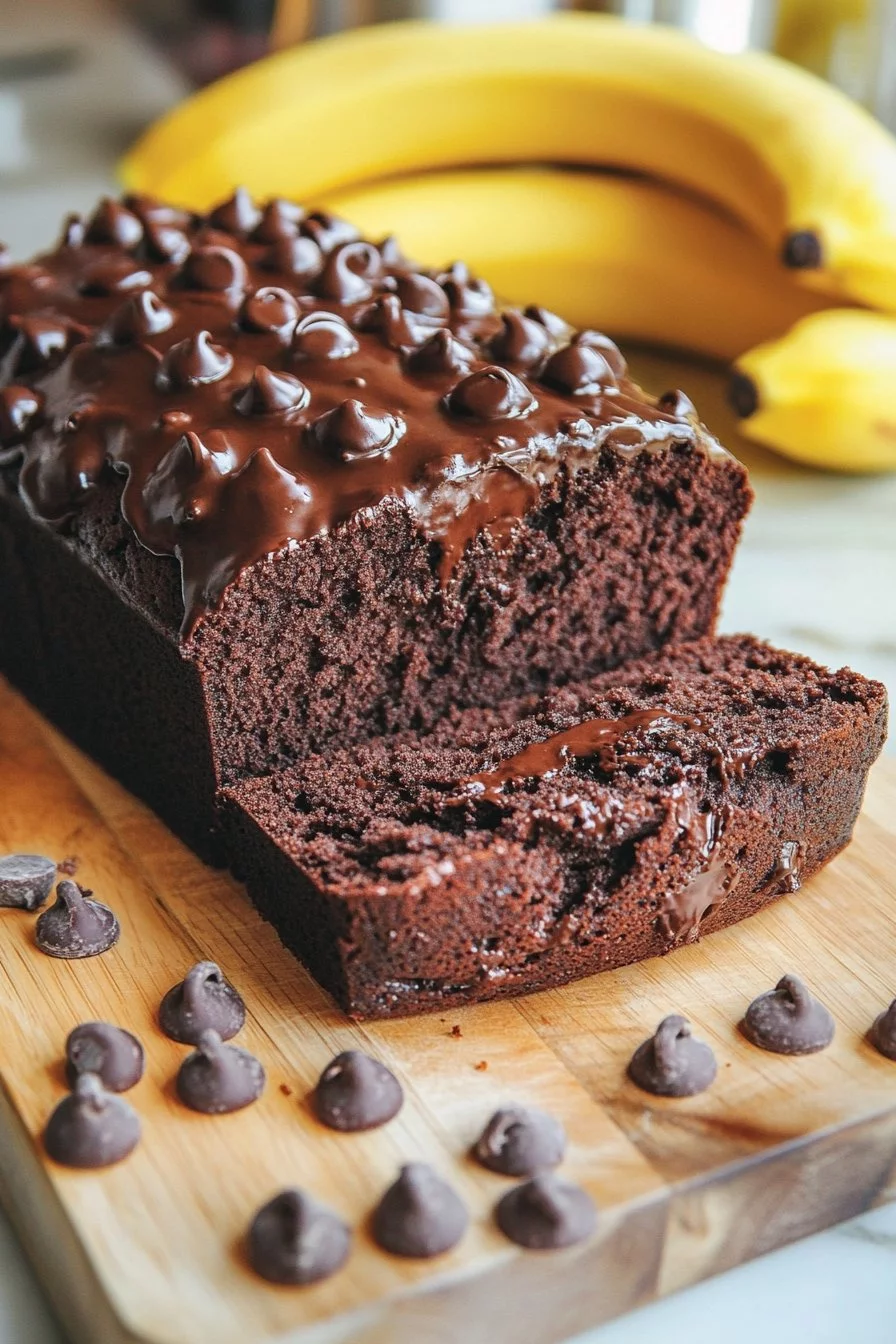 Pan de Plátano Doble Chocolate