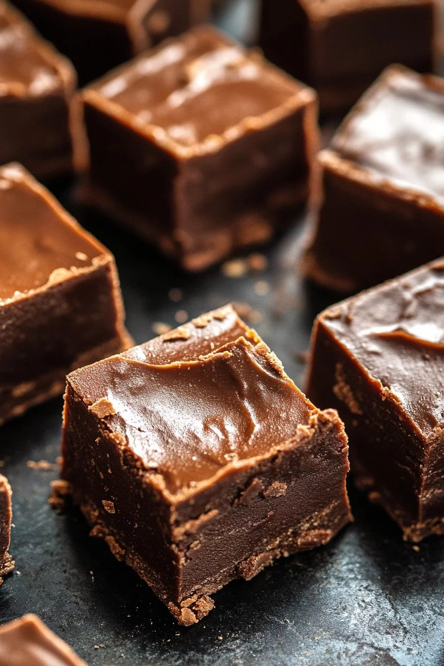 Fudge de chocolate fácil