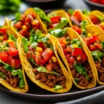Tacos de carne molida