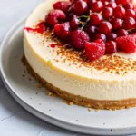 Tarta de Queso con Frutos Rojos y Sin Azúcar