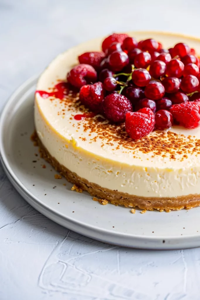 Tarta de Queso con Frutos Rojos: ¡Sabor Excepcional en Cada Bocado!