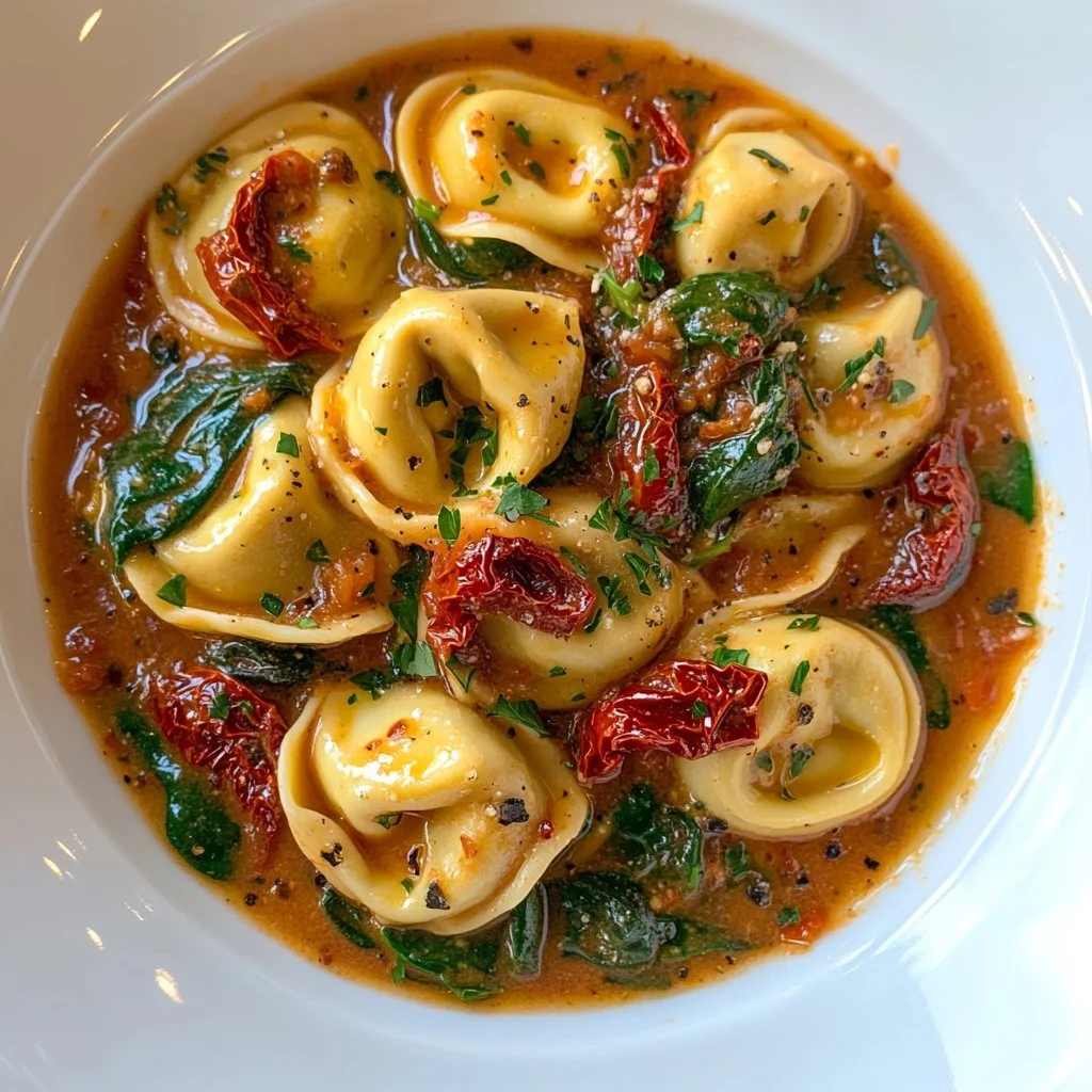 Tortellini deliciosa que enamora a cada bocado