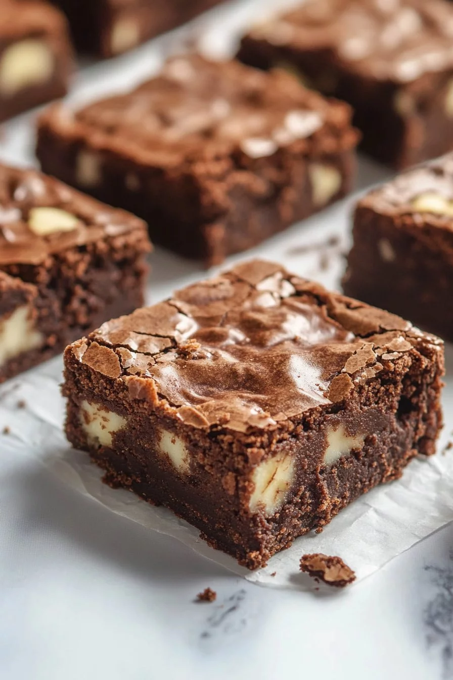 Brownies de Chocolate Blanco