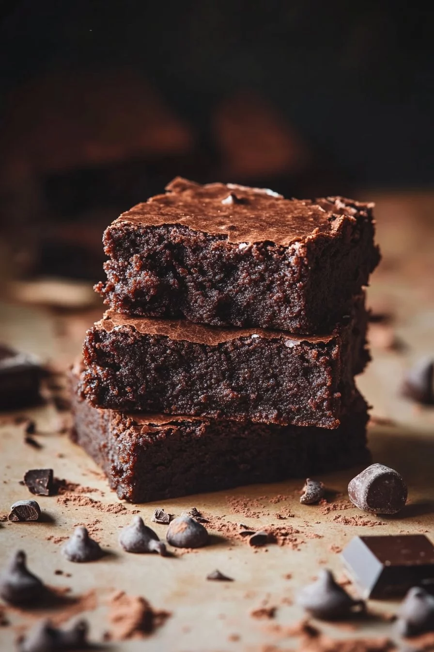 Brownie de chocolate en taza
