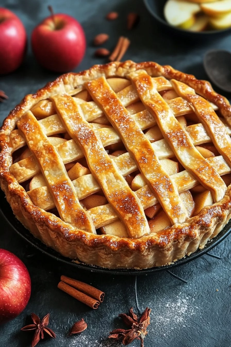 Mini pie de manzana
