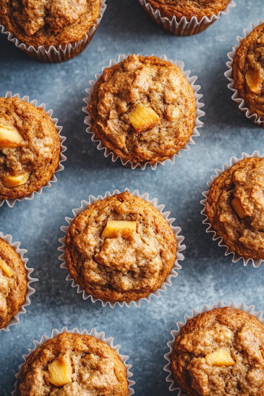 Muffins Veganos de Zanahoria y Manzana