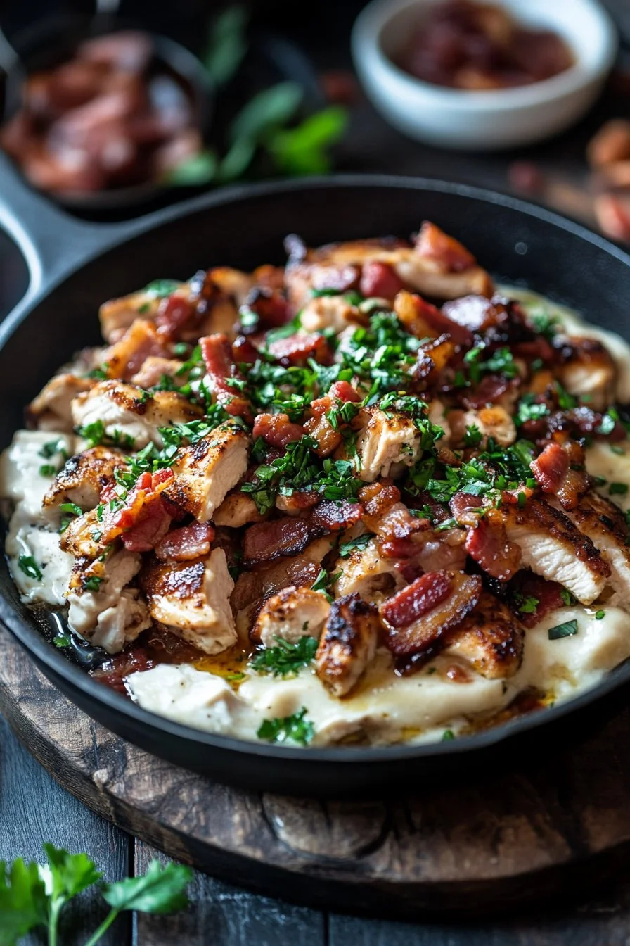 Sartén de Pollo, Tocino y Rancho Blackstone