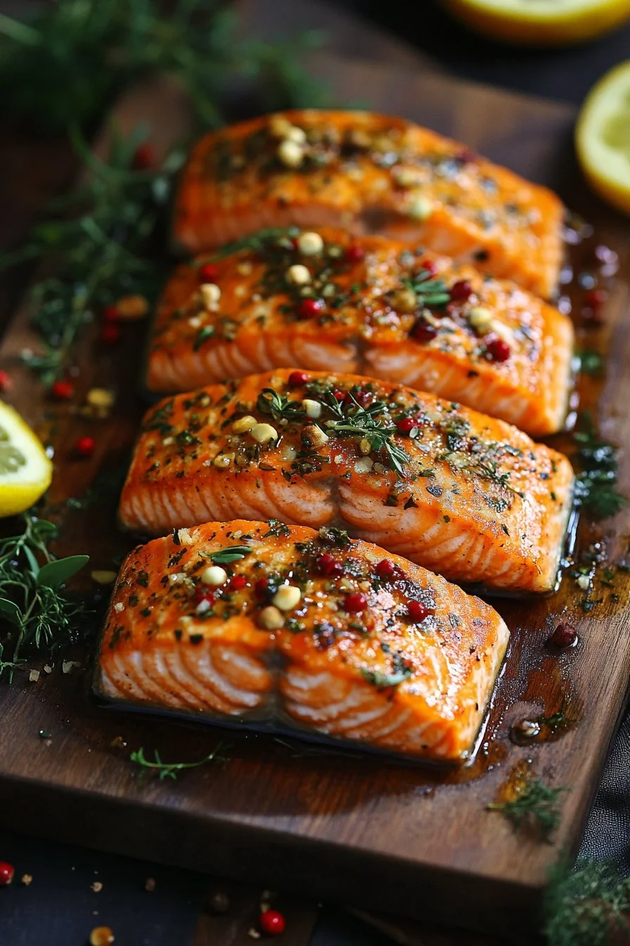 Salmón al horno