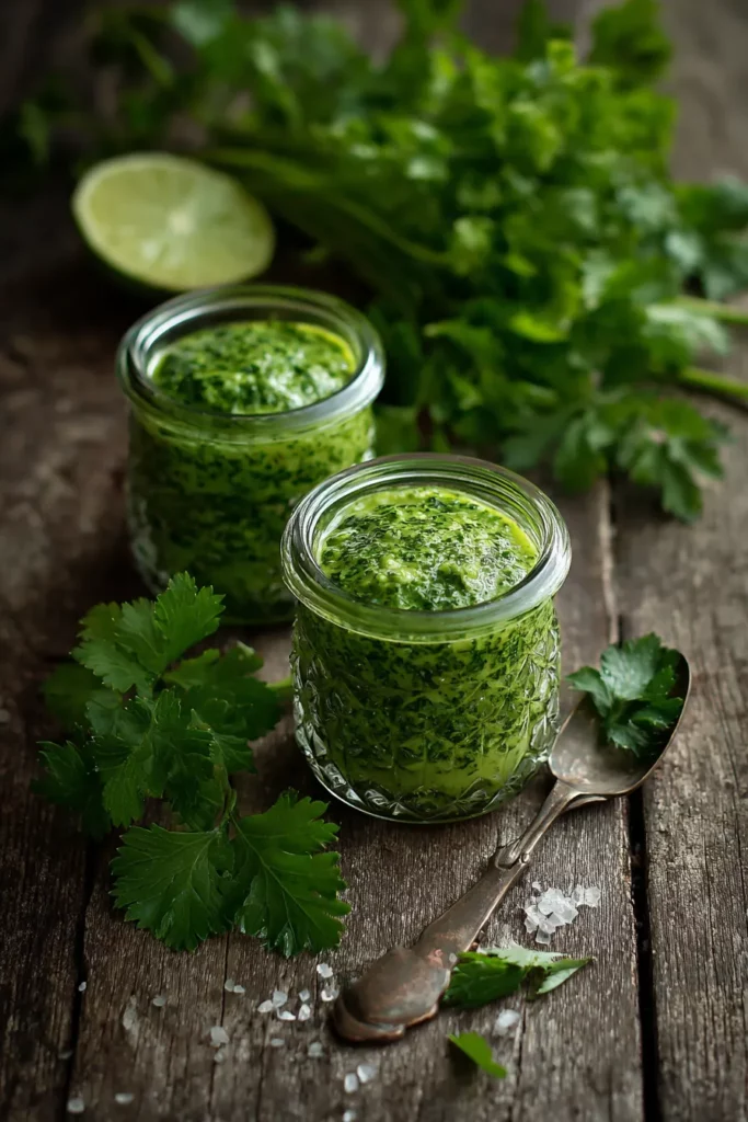 Aderezos verdes cremosos