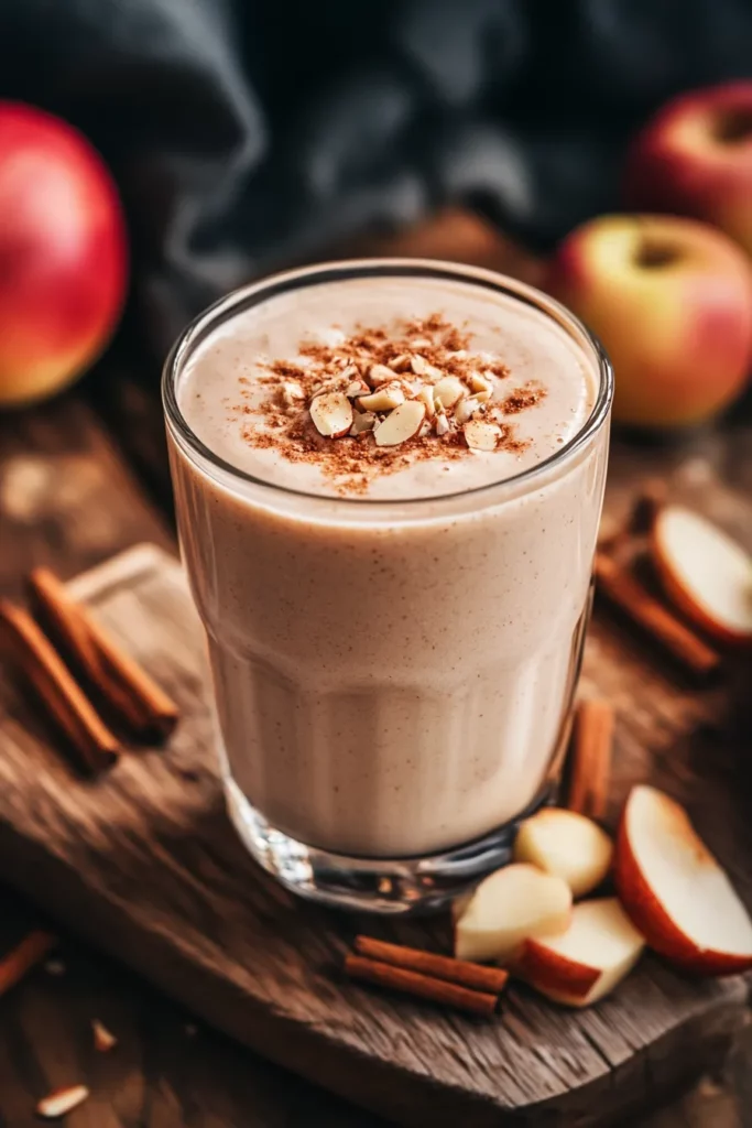 Batido de manzana y canela