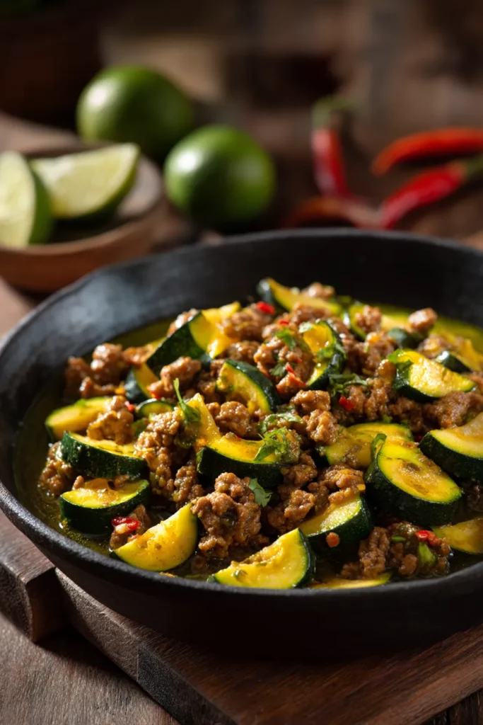 Calabacitas en Salsa Verde