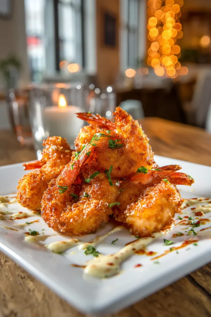 Camarones Crujientes en Salsa