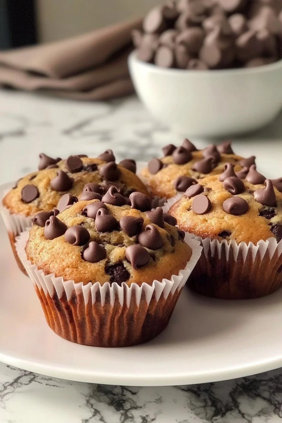 Muffins de Chispas de Chocolate