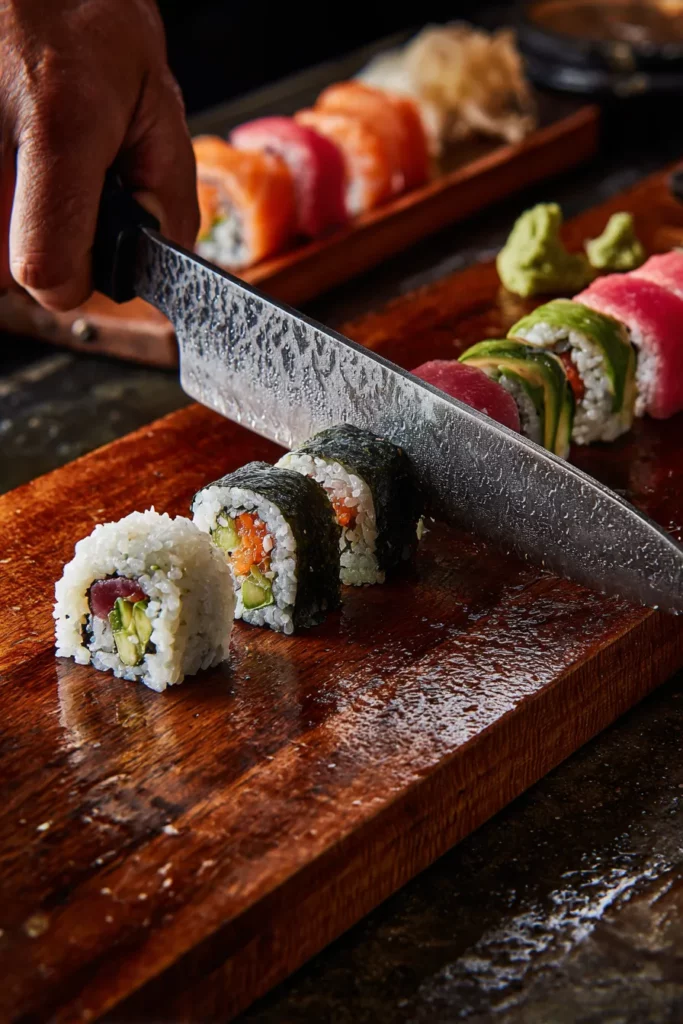 Cortando sushi