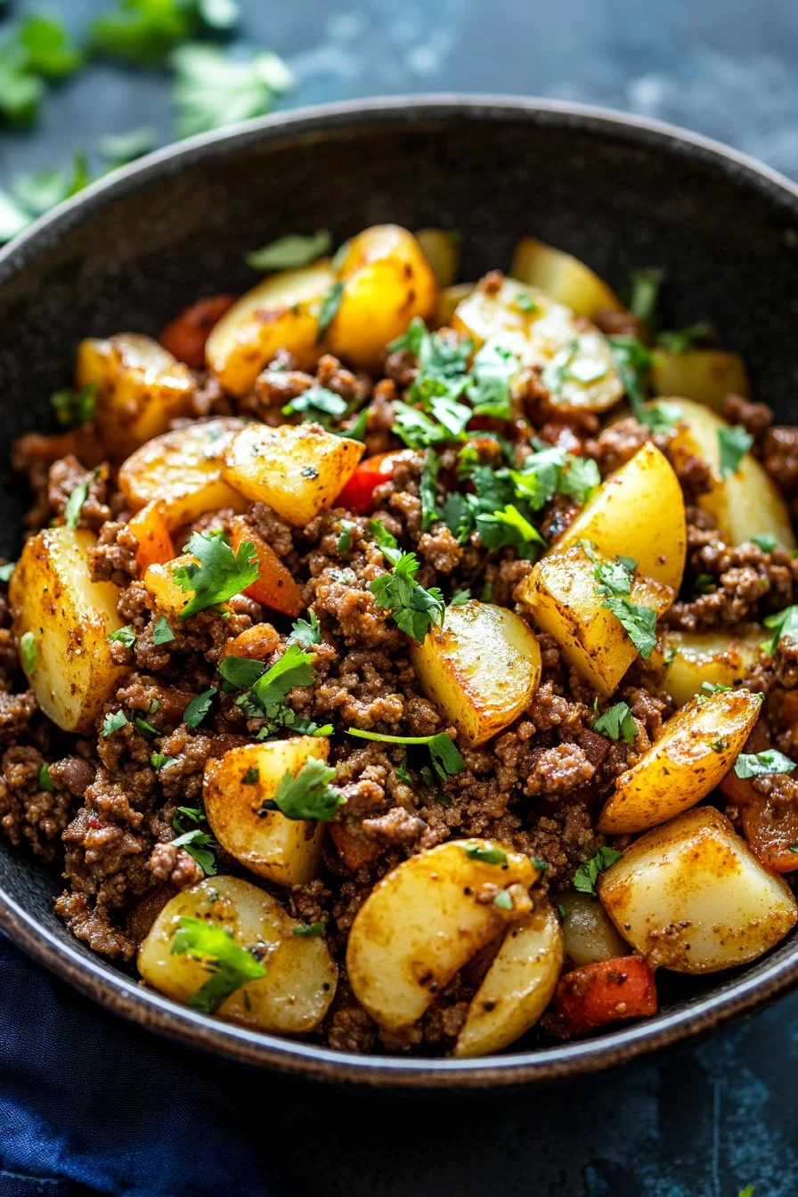 Salteado Mexicano de Carne Molida con Papas: Una Increíble Receta Esencial