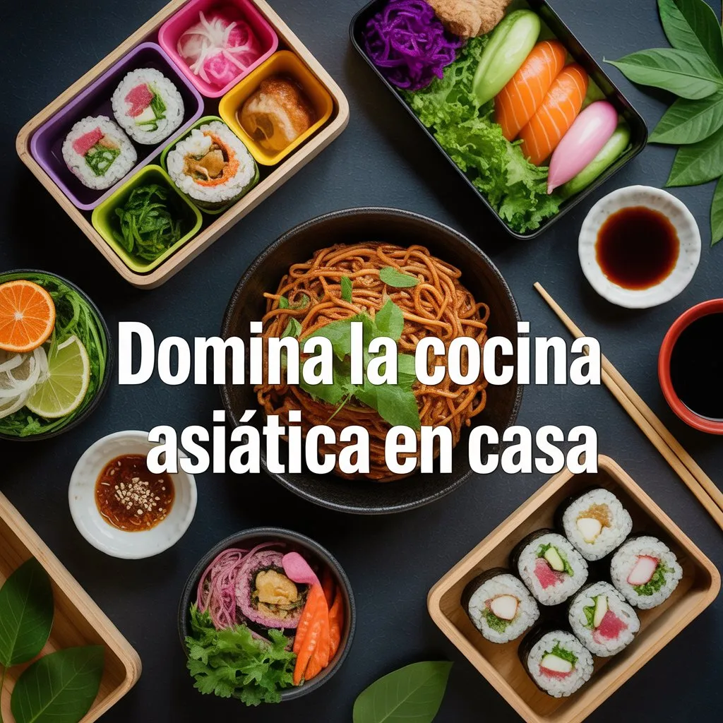 Domina la Cocina Asiática en Casa