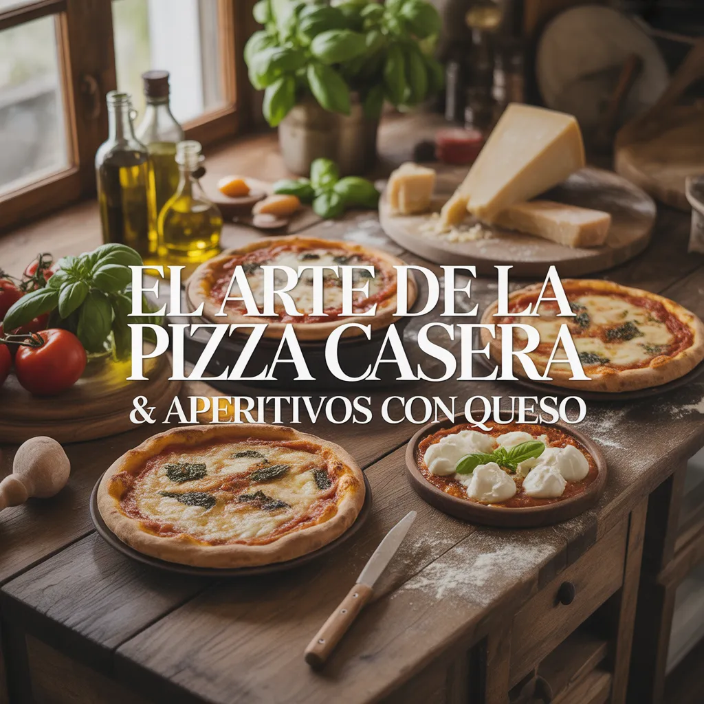 El Arte de la Pizza Casera & Aperitivos con Queso