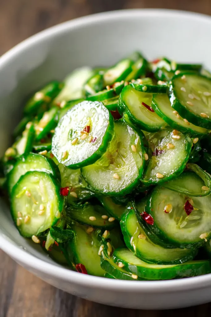 Ensalada de Pepino Asiática