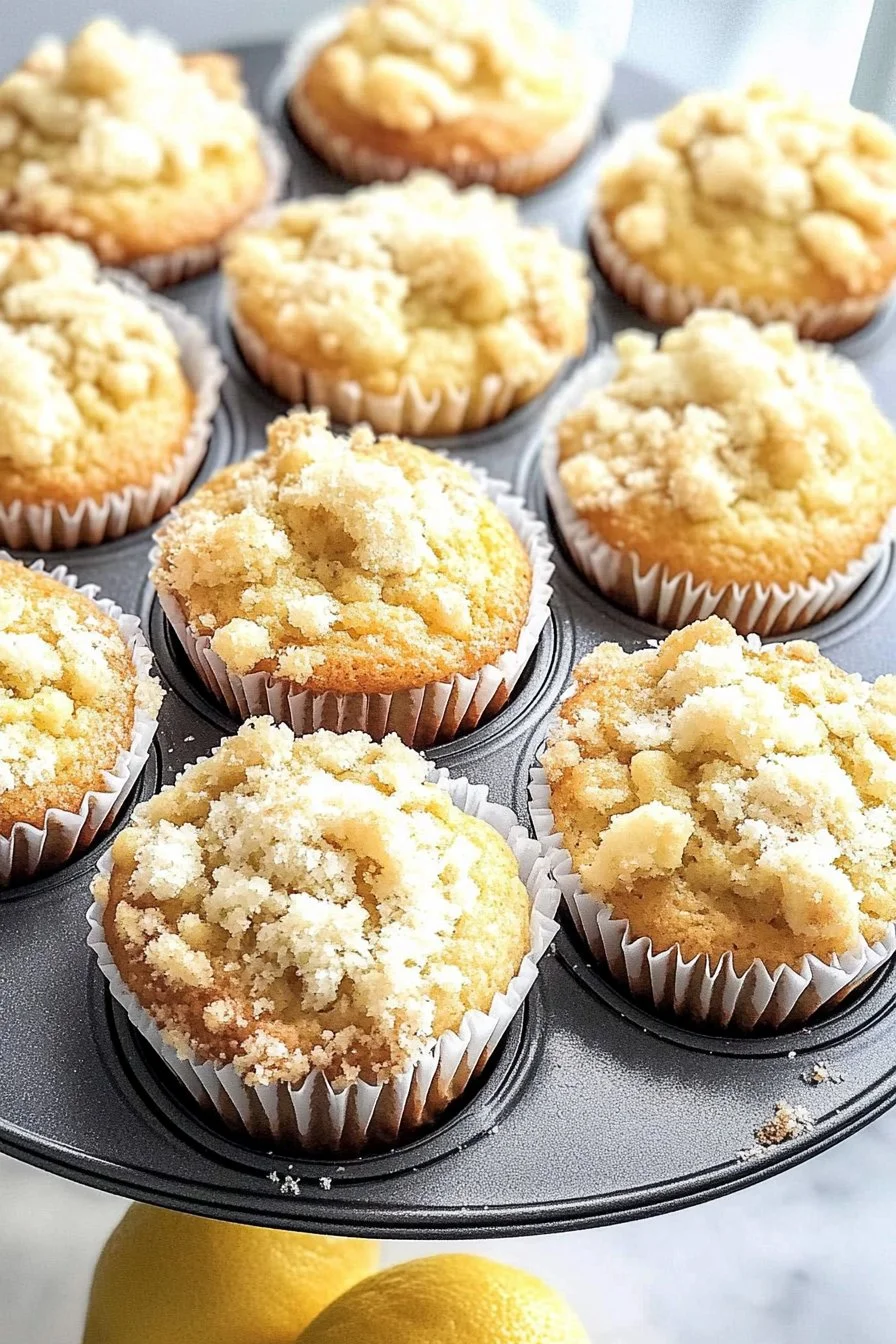 Muffins de Limón con Streusel