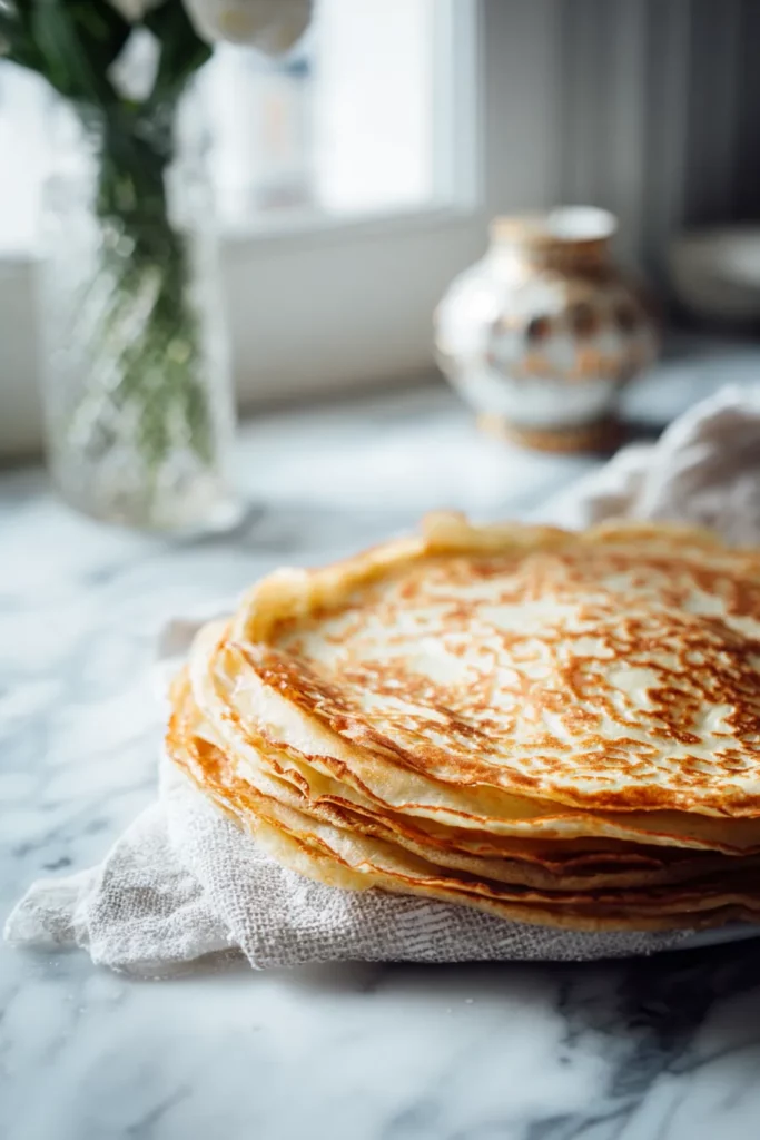 Elegancia de crepas francesas