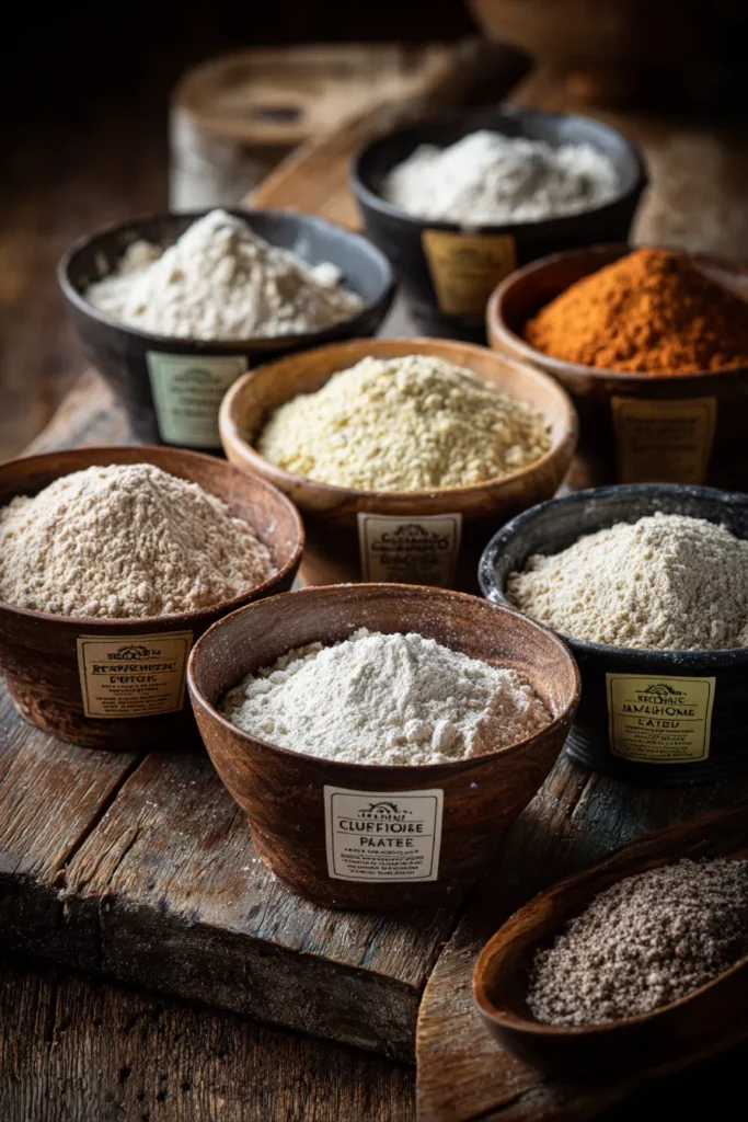 Harinas sin gluten