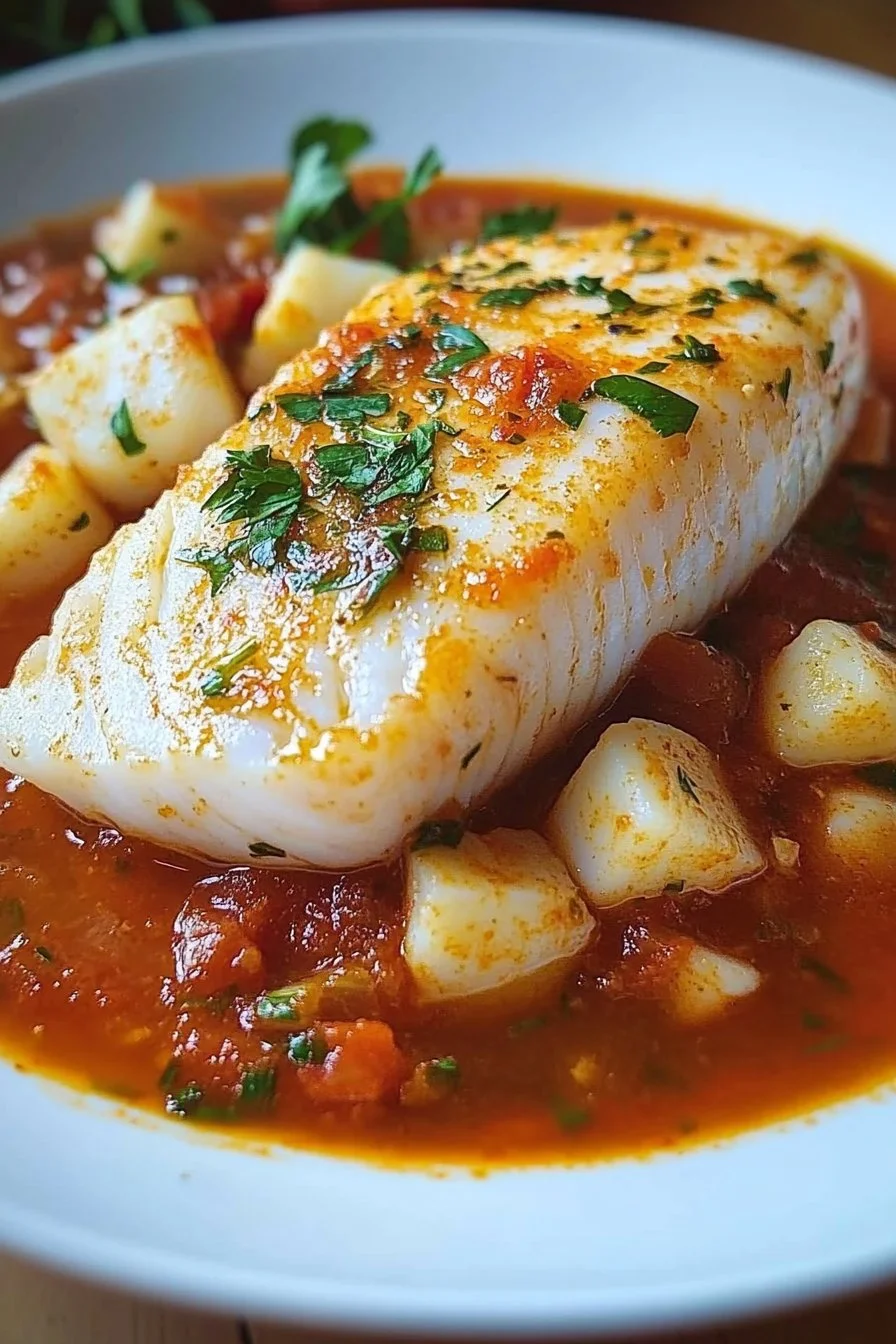 Merluza en Salsa Marinera