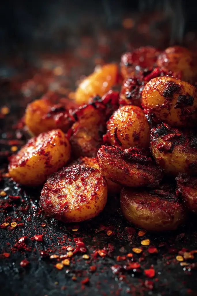 Papas asadas picantes