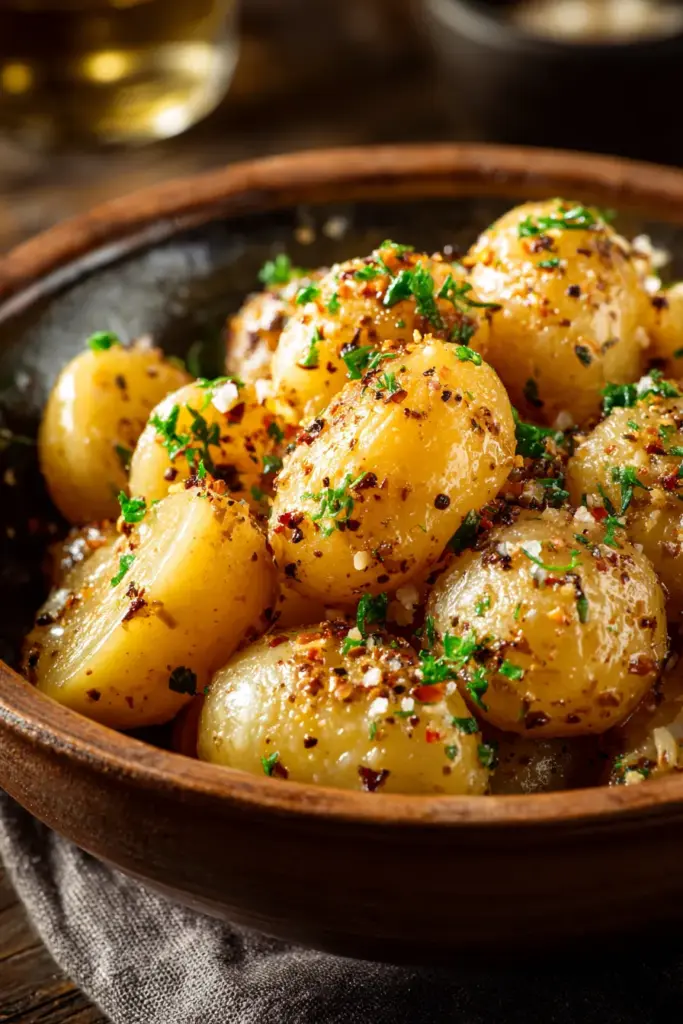 Papas cremosas estilo carbonara
