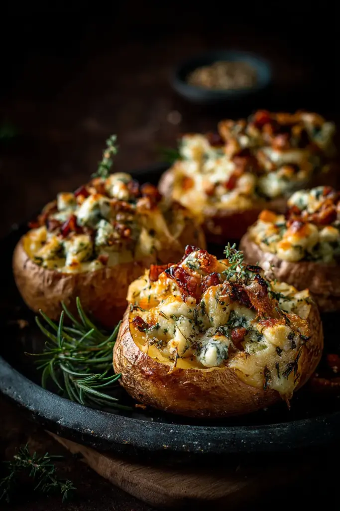 Papas rellenas con relleno