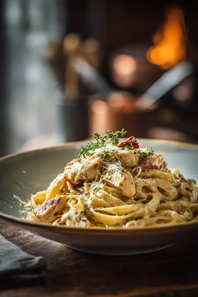 Pasta Cremosa con Pollo