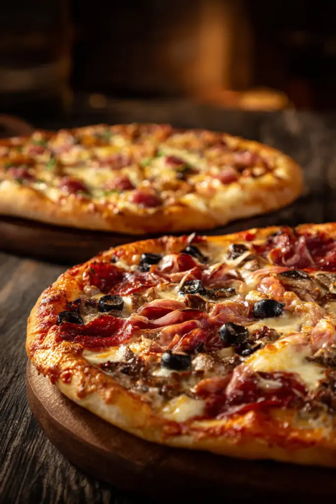 Pizza Mal Cargada vs Correcta