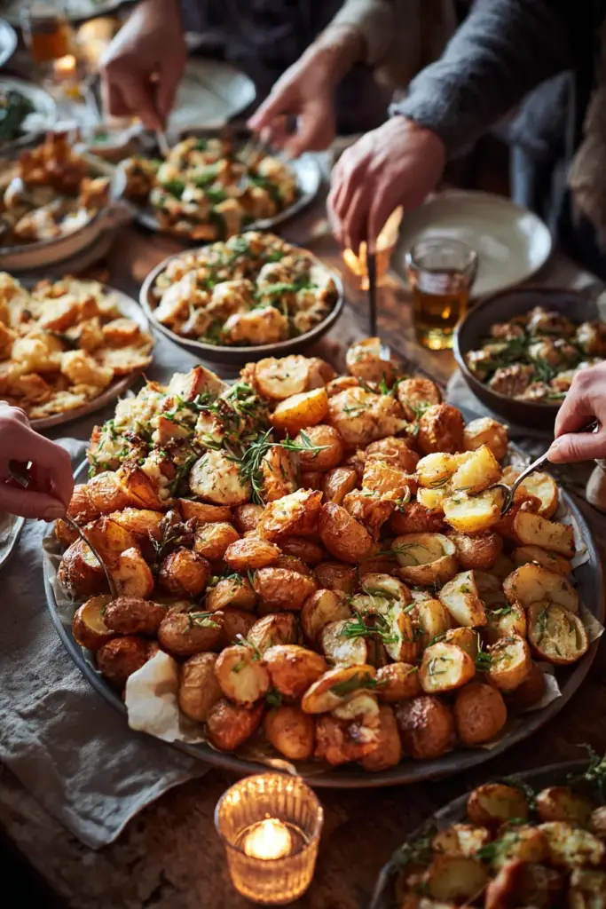 Platos de papa para fiestas