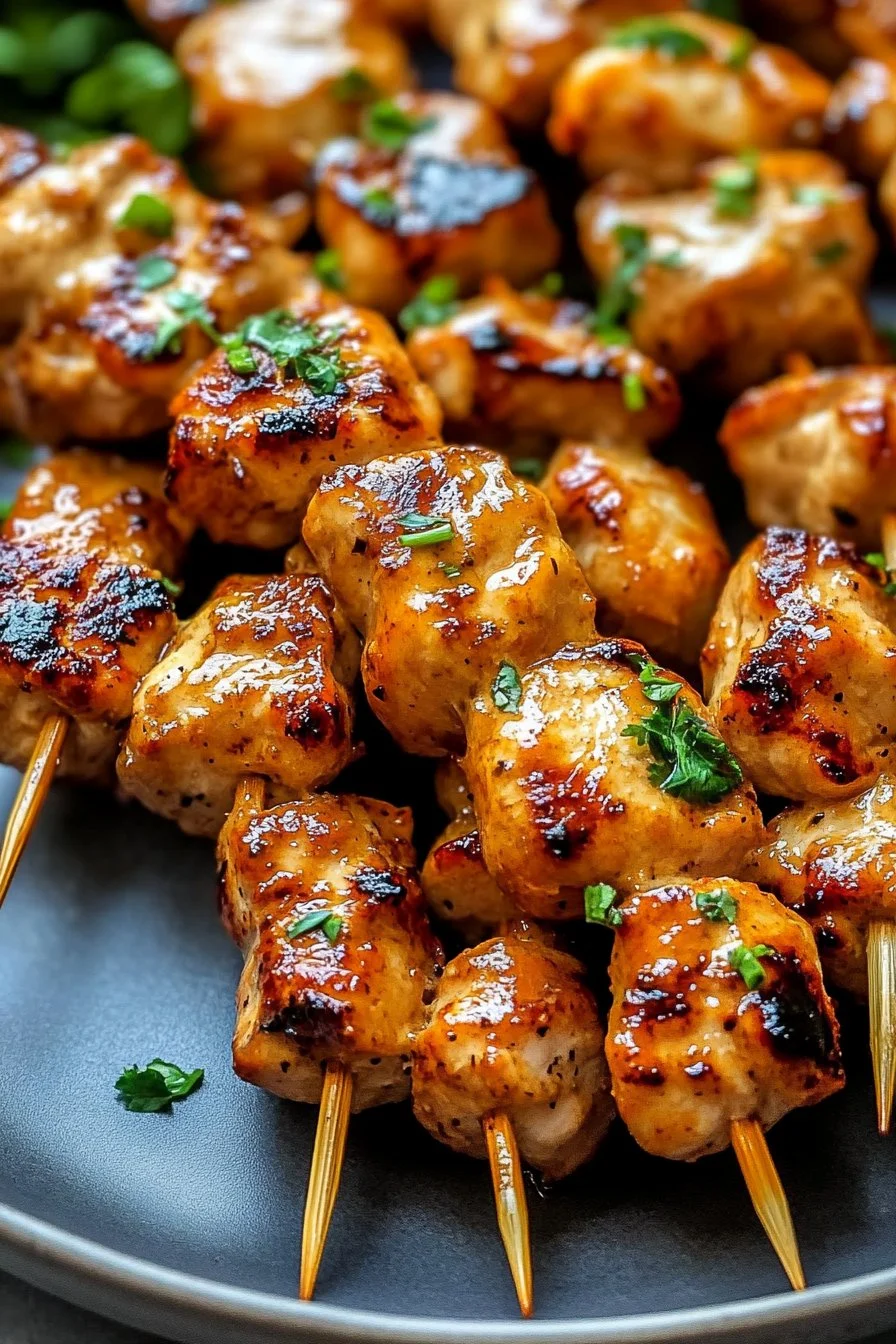 Brochetas de Pollo Bang Bang