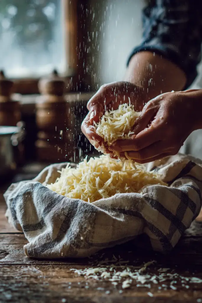 Preparación de papas crujientes
