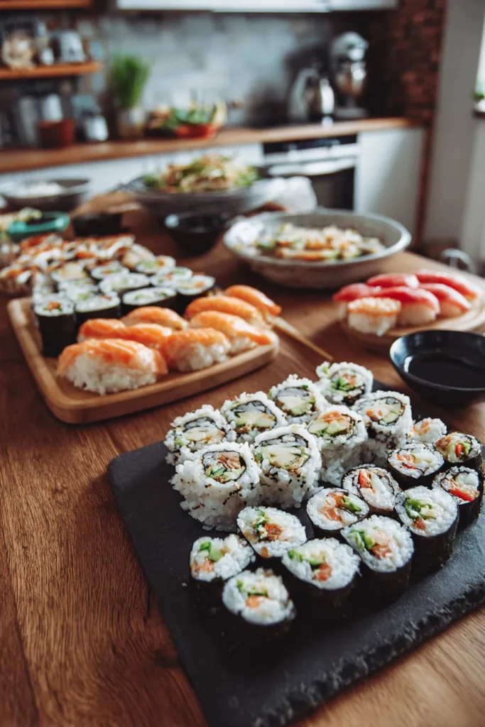 Primeros intentos de sushi