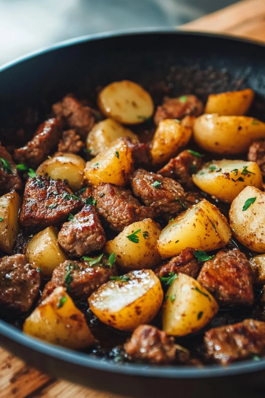 Carne y Papas Fáciles