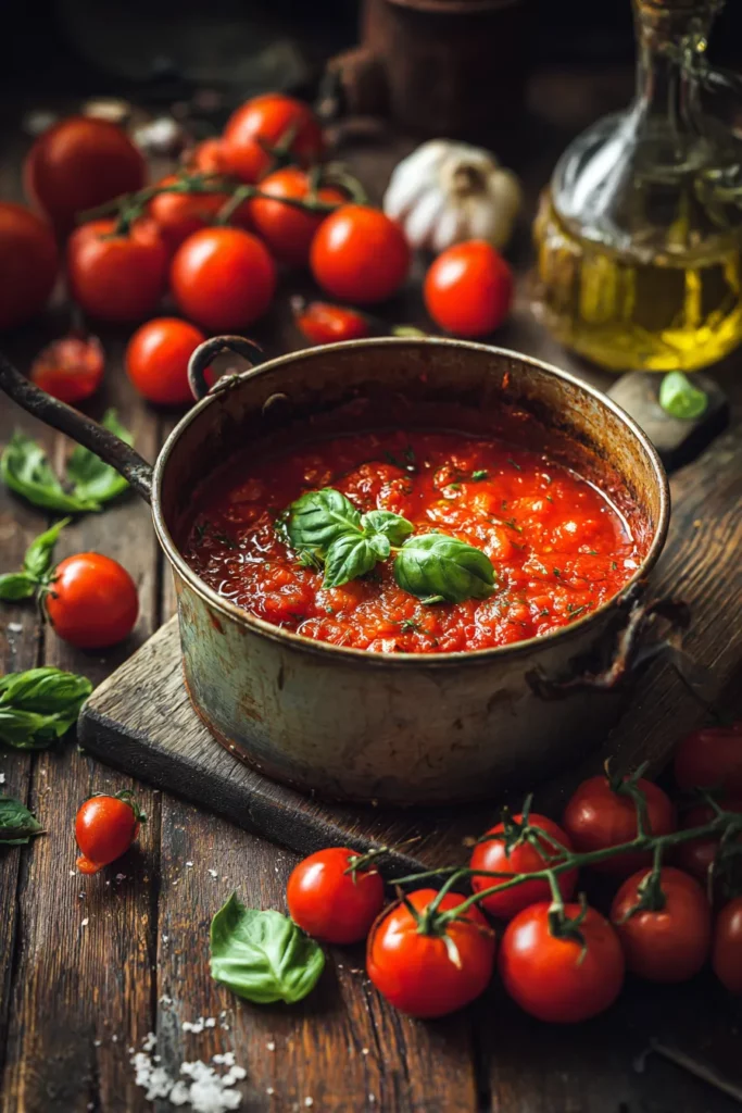 Salsa de tomate italiana